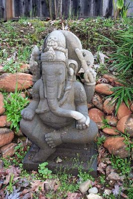  Buddhist Ganesh statue in the Artisan House's yard