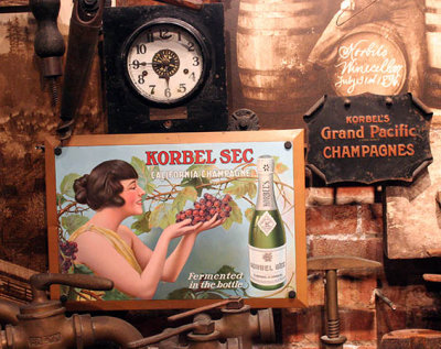 Vintage Korbel memorabilia