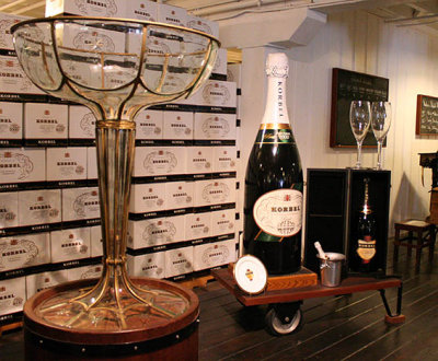 According to Korbel, this champagne bottle was recognized at biggest eevr bu Guinness Book of World Records