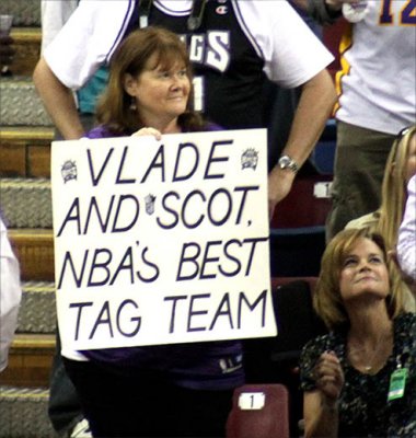 In support of Vlade and Scot Pollard