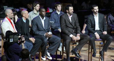 Pollard, Christie, Webber, Divac, Stojakovic