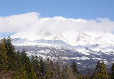 Mt. Shasta, Calif., and its surrounds, first weekend of April 2009