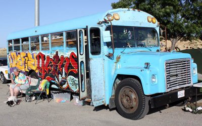 The Dead , May 10, 2009 - Shoreline Amphitheatre, Mountain View, CA. Another unique bus