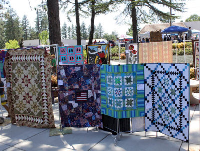 Quilt show adds to the ambiance of the day