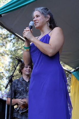 Meadow/Spotlite stage emcee Lisa Bryant