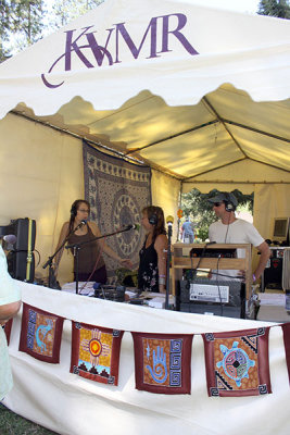 KVMR, 89.5 FM, Nevada City, broadcasts live from WorldFest