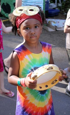 Parade participant