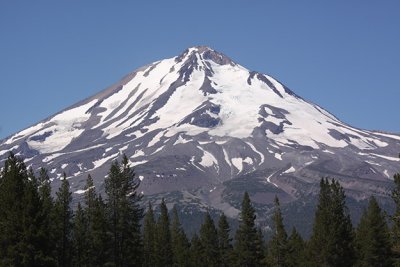 Mt. Shasta from Old Military Pass Road, just outside the Mt. Shasta Wilderness