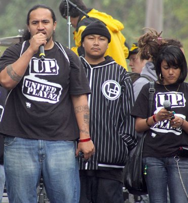 Speakers: S.F. violence prevention and youth leadership program United Playaz