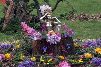 Part of the Sustainable Roadshow's Awakened Art Garden