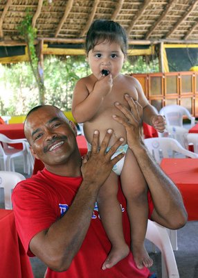 Tour director Jorge and little friend