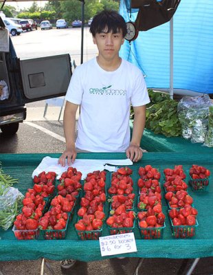 Fresh strawberries!