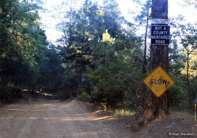 Top of Jordan Hill Road, Magalia