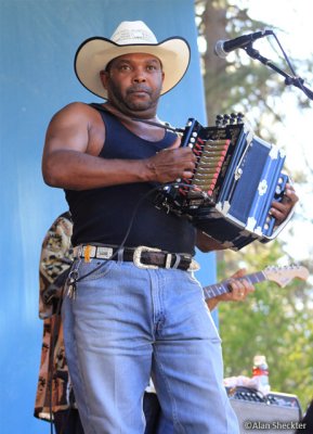 Jeffery Broussard, leader of The Creole Cowboys
