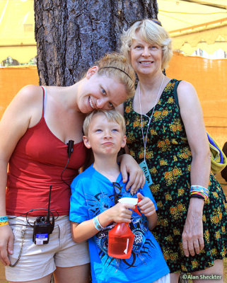 Three generations - Erin, Landon, Marsha