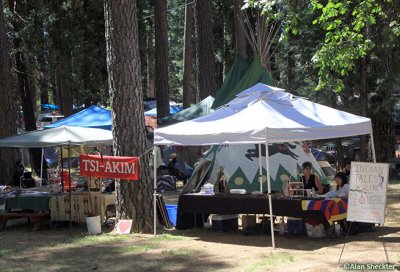 Native American village