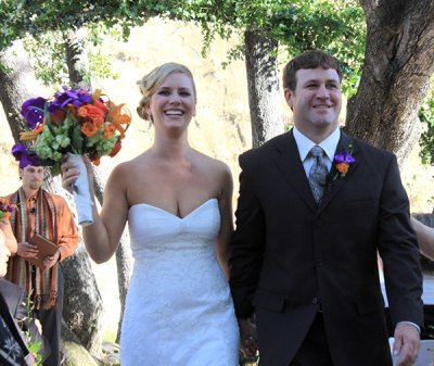 Wedding of Nicole Gecewicz and Jake Davis, Centerville Estates, Butte Creek Canyon, near Chico, Calif., Sept. 4, 2010