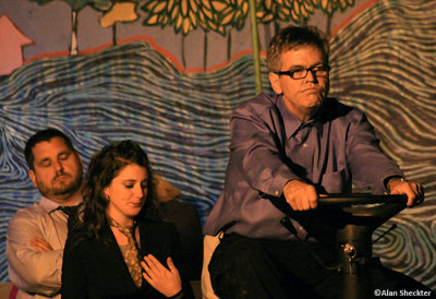 In the Trick - Quentin Colgan (from right), Janine, Kevin Sears