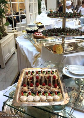 Some of the desserts at the Palace Hotel brunch