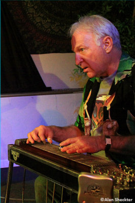 Accomplished pedal steel player Pete Grant, Auburn resident and old friend of David Nelson, sits in with NRPS