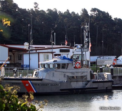 Coast Guard vessel - Noyo Harbor