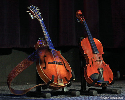 A couple of Rhonda Vincent's instruments