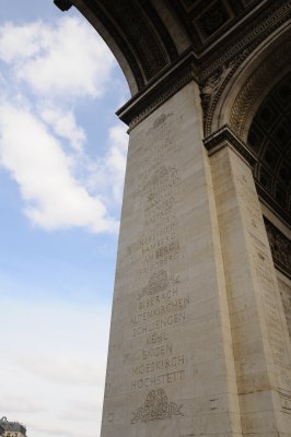 L'Arc de Triomphe et les Champs Elyses