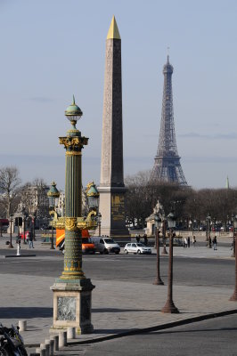 La place de la Concorde et le Louvre