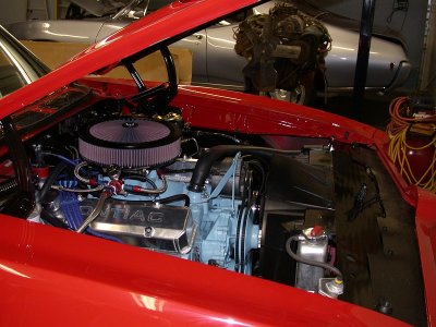 Rebuilt Engine, frame, suspension, transmission back together