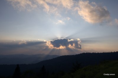 Another beautiful sunset on the Blue Ridge Parkway