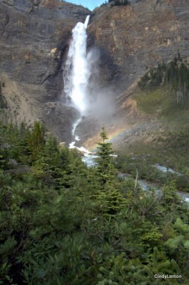 Rainbow at Takakkaw Falls 2