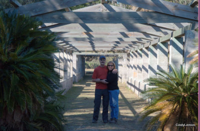 Rich and I Under the Arbor