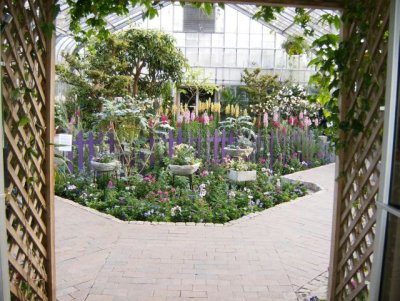 As you walked to the back conservatory, it was like entering the Emerald City!