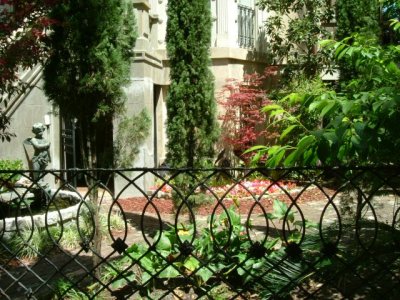 The houses nearly all had wonderful and different iron fences