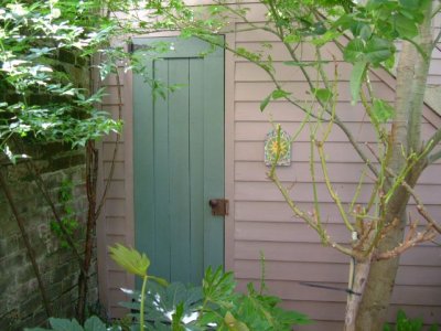 Cute door to the toolshed