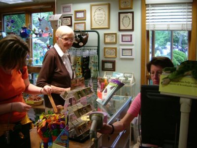 In the shop