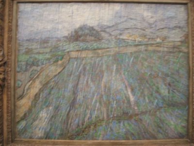 Saw several Van Gogh's, including this out of focus one depicting rain