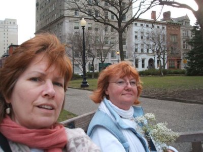 We thoroughly enjoyed sitting in Rittenhouse Square watching all the dogs walk by!