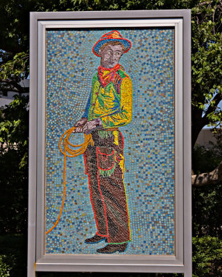 Mosaic of Will Rogers
