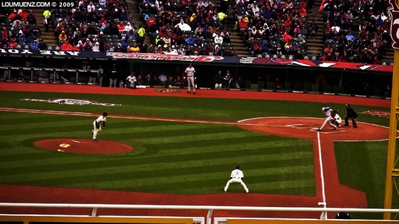 cleveland indians 2009 home opener