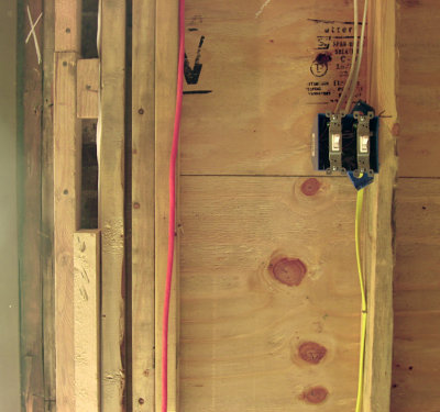 Permanent electric switches and wires