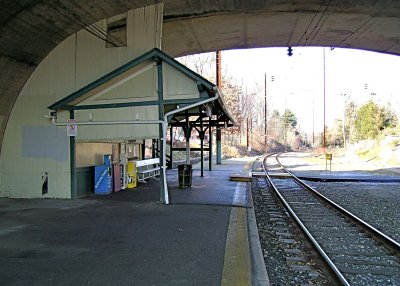 The passenger shed, from the east<br>00397