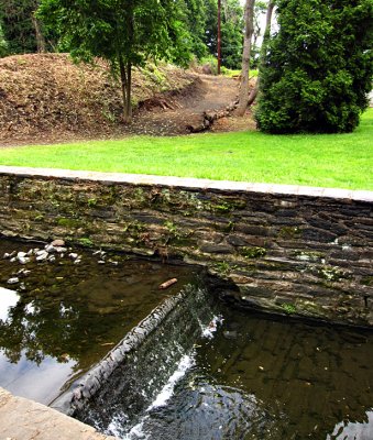 cleaned up waterfall on Vine Creek