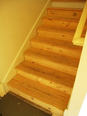 June 23d: Stairs to second floor