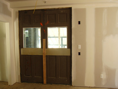 First Floor old doors to tracks