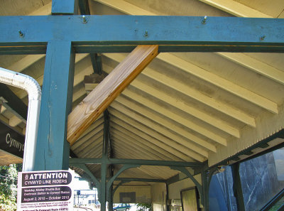 SEPTA has braced the shed at the track