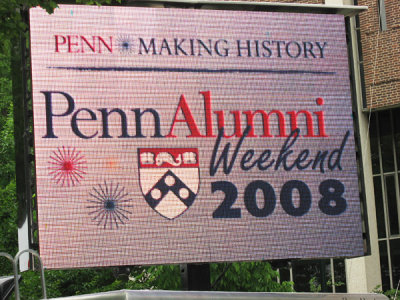 Penn Alumni Weekend 2008