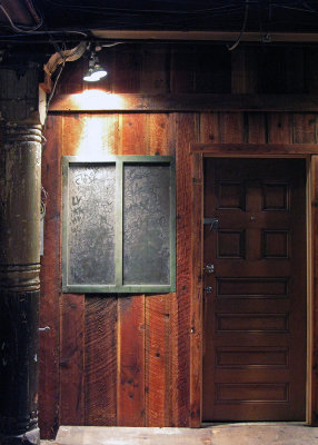 Wood Door, Underground Tour, Seattle