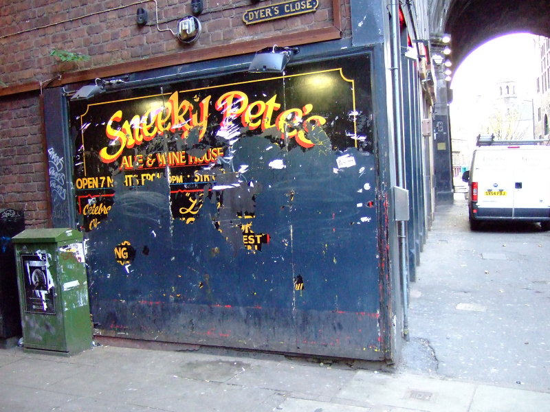 Sneeky (Sneakys) Petes on Cowgate