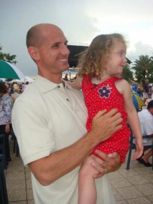 dancing on the square with daddy